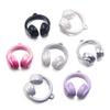 Large 37x42mm Gradient Acrylic 3D Headphone Pendant for DIY Phone Chains and Keychains.