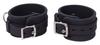 DELUXE Silicone Ankle Cuffs Black - Kiotos - Handcuffs