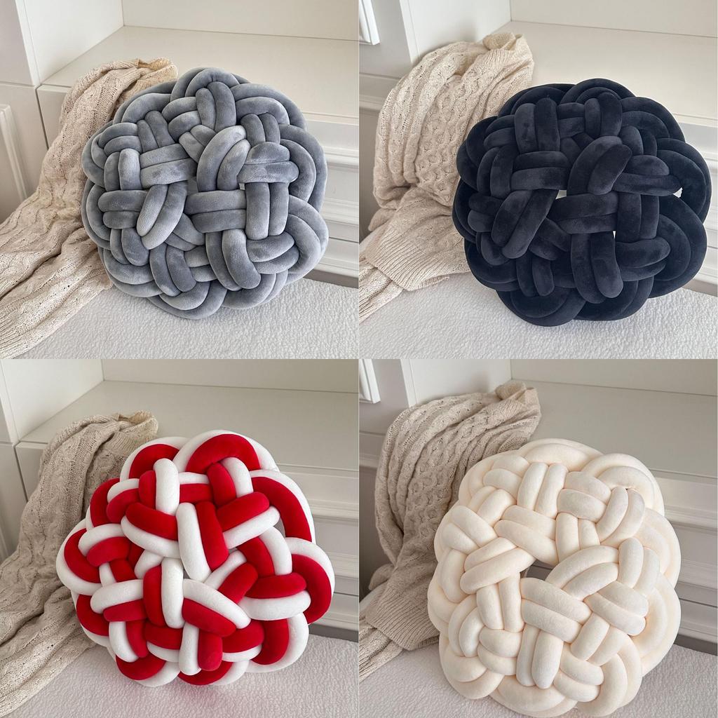 Nordic Soft Circle Cushion With Polyester Cover For Sofa Lounge Decor