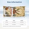 Christmas Theme Beach Towel Personalized Custom Name & Text Soft Quick Dry Beach Towel for Swimming Travel