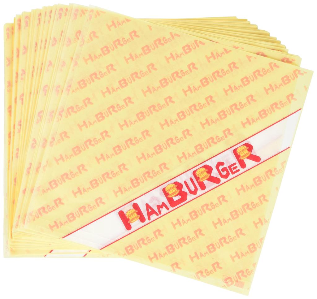 Maruai Fukusuke Industrial Burger Bags No. 18 Hamburger, 100 Count