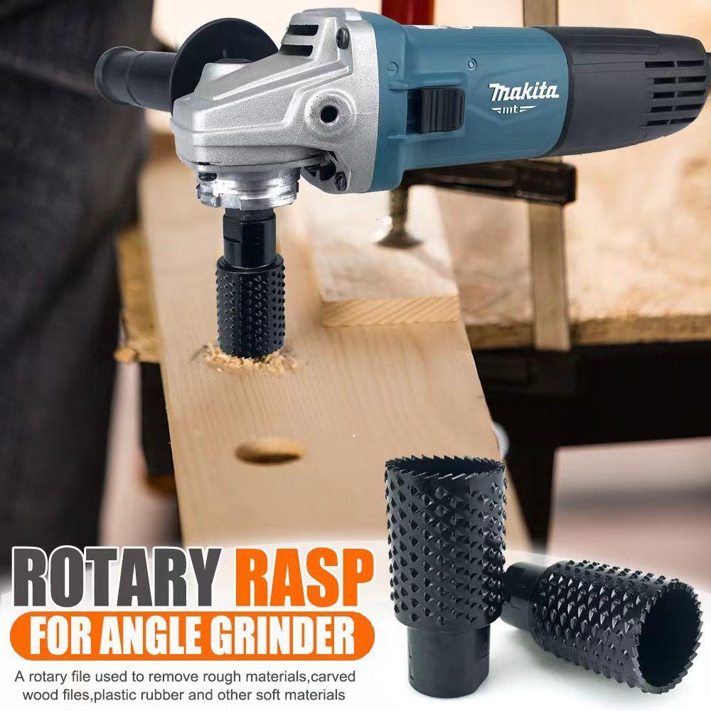 M10/M14 Wood Hole Opener Multi-functional Black Angle Grinder Rotary Head Deburring Engraving Grinding Head Carving Projects