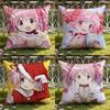 Anime P-Puella Magi M-Madoka M-Magica Cushion Cover Home & Car Dual-Scene Pillow Cover: Reversible for Premium Comfort