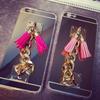 New 10pcs 38mm Vintage Leather Tassels DIY Keychain Cellphone Straps Pendant Tassels for Jewelry Earrings Findings Accessories