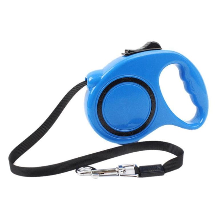 Automatic Dog Leash Blue 3m - Strong and Comfortable to Use up to 11kg