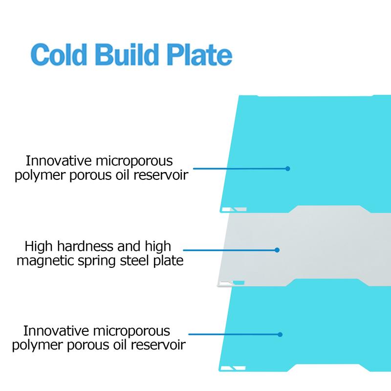 Cold Plate H2C For Bambu Lab H2D H2S Build Plate For bambulab H2C 3D Printer PLA PETG Lower Temp Printing Strong Adhesion