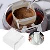 Lot de 20/50 pièces Sac Filtre à Café Jetable Portable Porte-Filtre à Espresso Oreille Suspendue Filtre à Café Sac en Papier Écologique Café Espresso