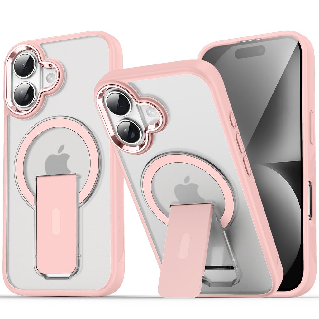 Extreme Magnetic Suction Bracket Suitable for Iphone16promax Mobile Phone Case Apple 15 Matte Skin-soft Hard Shell 16