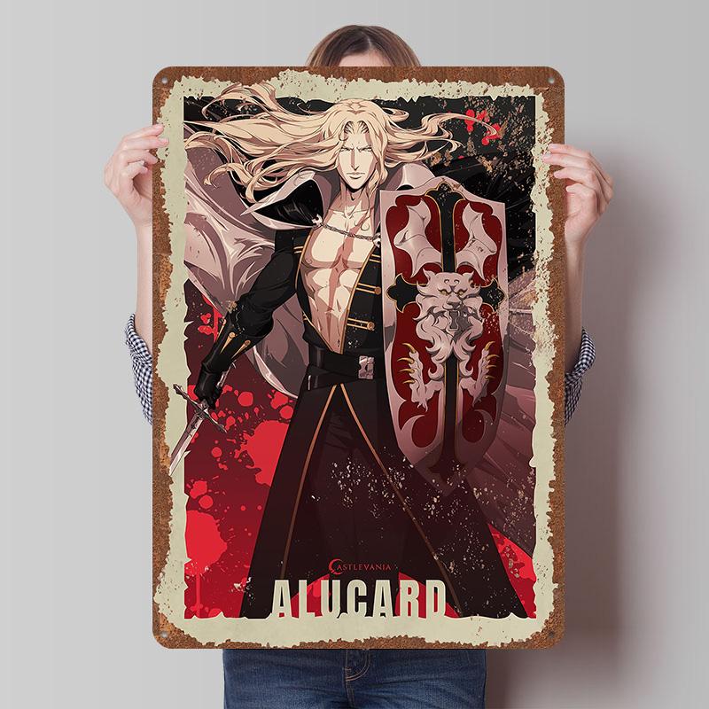 CastlevaniaS Tinplate Posters Customizable Wall Art Retro Vintage Metal Tin Signs for Gaming Room Decoration Aesthetic House