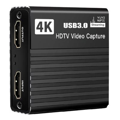 HDTV Video Capture Card 1080p 60fps HDTV To USB3.0 Video Grabber Box for Computer Camera Live Stream Meeting Recording