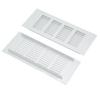   Vent Grille Heat Dissipation Aluminum Alloy Silver Rectangular Ventilation Grille Cover for Cabinet Closet RV  