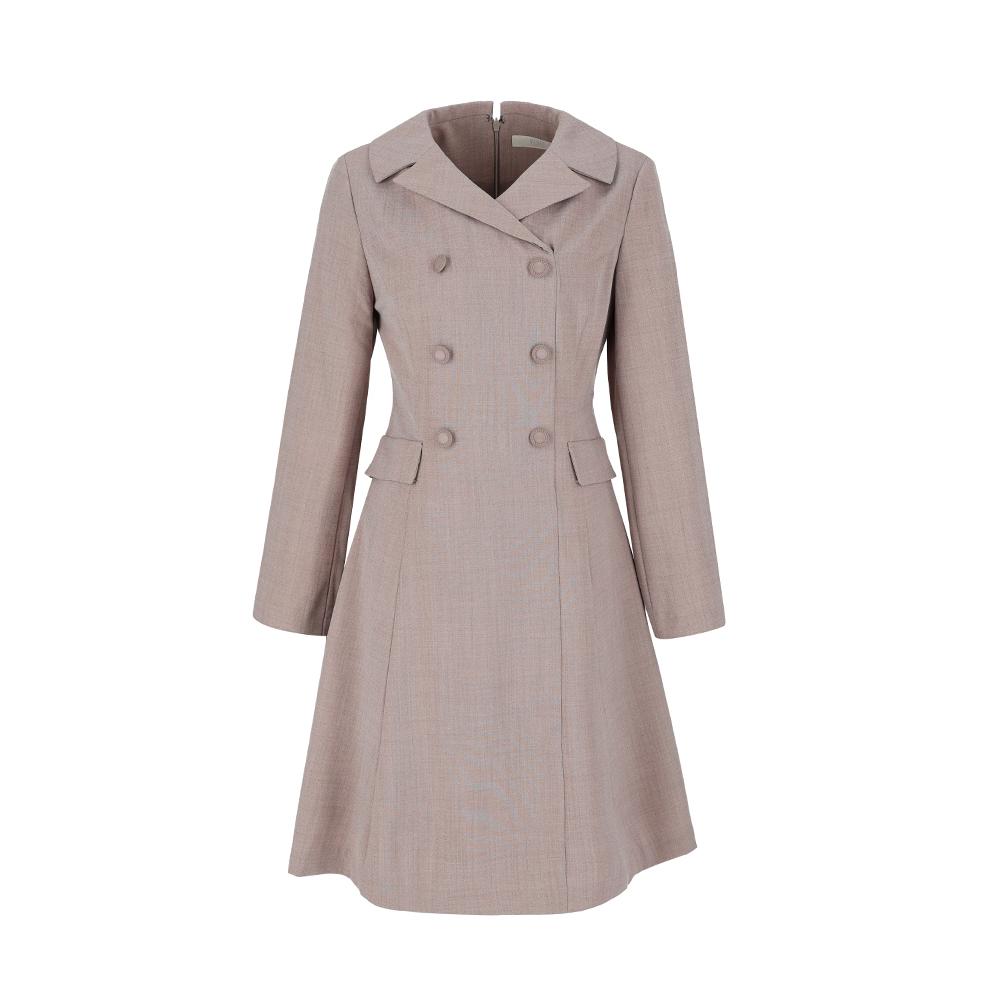 VISITINNEWYORK Tailored Double Button Dress (Vy9Op10)