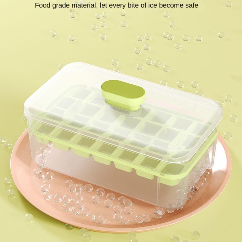 28/56 Grids One-Button Ice Tray Mold 28/56 Grids Storage Box Quick-Freeze Ice Mould  Beer