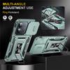 Case for Poco C85 - TPU+PC, Green, With Stand