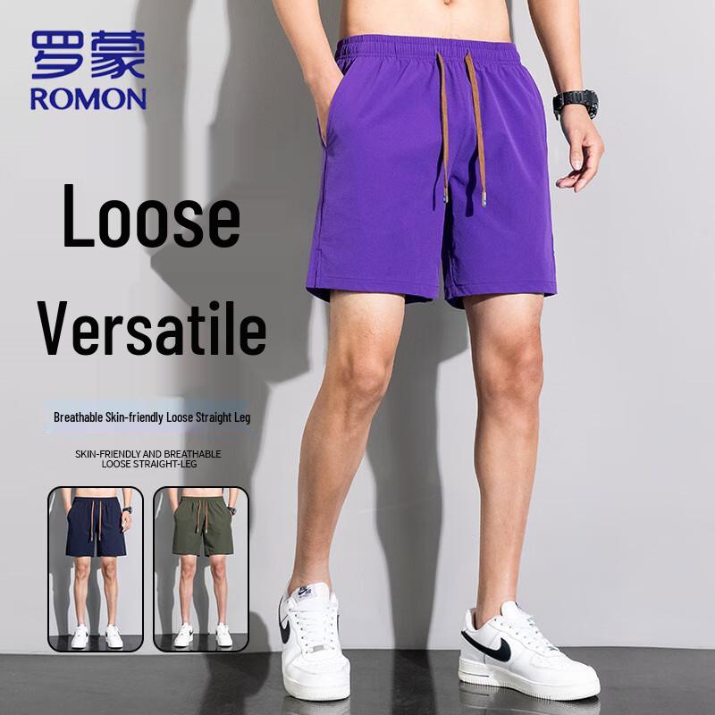 Romon Men s Casual Sports Shorts M