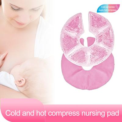 2Pcs Hot And Cold Breast Therapy Packs Melhoram o Fluxo de Leite Gel Frio Compressas Almofadas de Aquecimento Reutilizáveis para Ingurgitamento Ductos Obstruídos Alívio da Dor no Mamilo