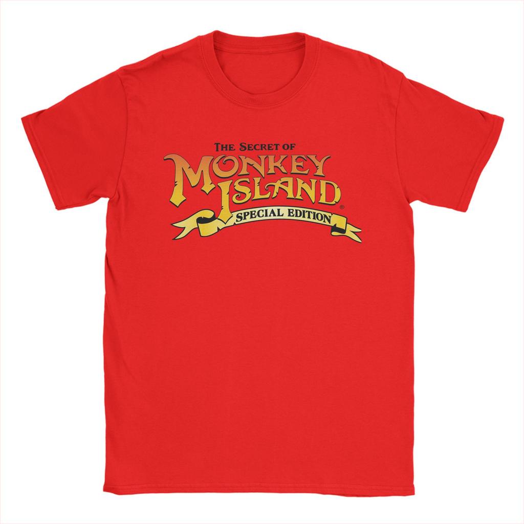 The Secret of Monkey Island Logo Tee Shirt for Men Women Printed T Shirts 100% Cotton Clothing
