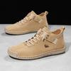 Large Size Men's and Women's Medium Top Martin Boots Outdoor Casual Shoes Tooling Stitching Men's Shoes 9880