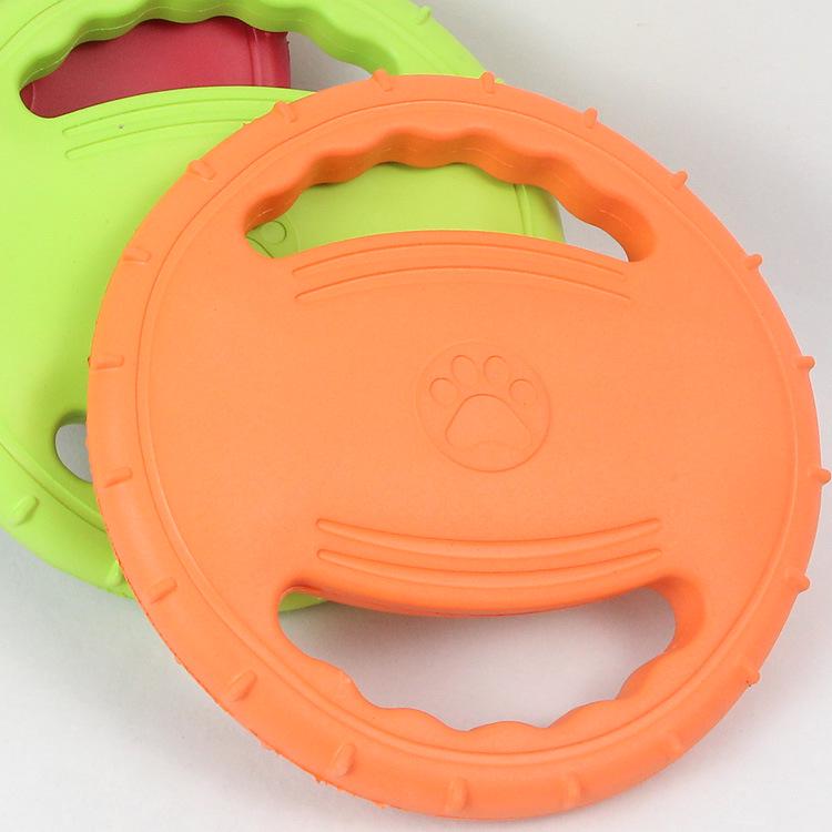 EVA Foam Bite-Resistant Flying Disc Dog Toy for Golden Retrievers & Teddies