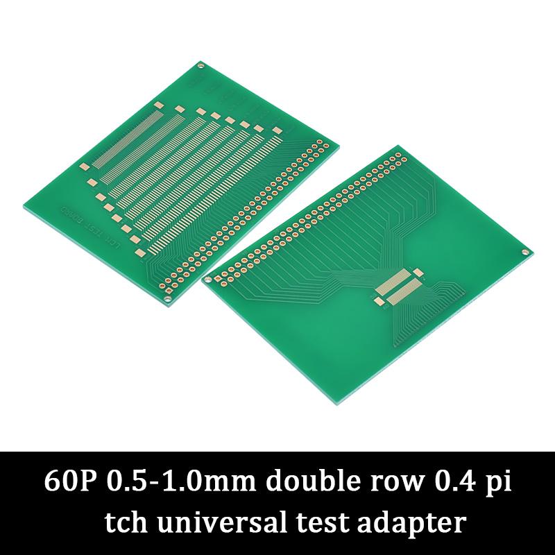 46Pin 50Pin 60Pin 2.0 0.4mm 0.5-1.0mm Pin Pitch TFT LCD SMD To DIP Adapter Board 2.54 pin space Pinboard Test Module FPC PCB
