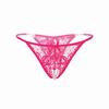 Women Lace Crotchless Panties Crotch Thong With Pearls Massaging Underwear 