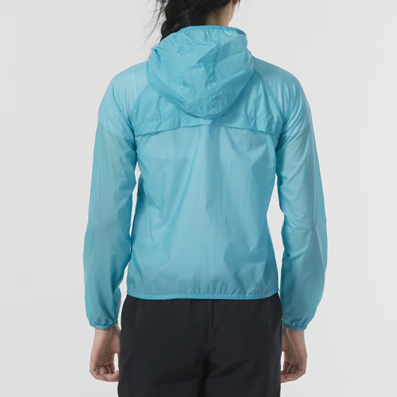 Under Armour Solid Color Fitness Training Windbreaker Jacket Women jackets Blue 1326558-476