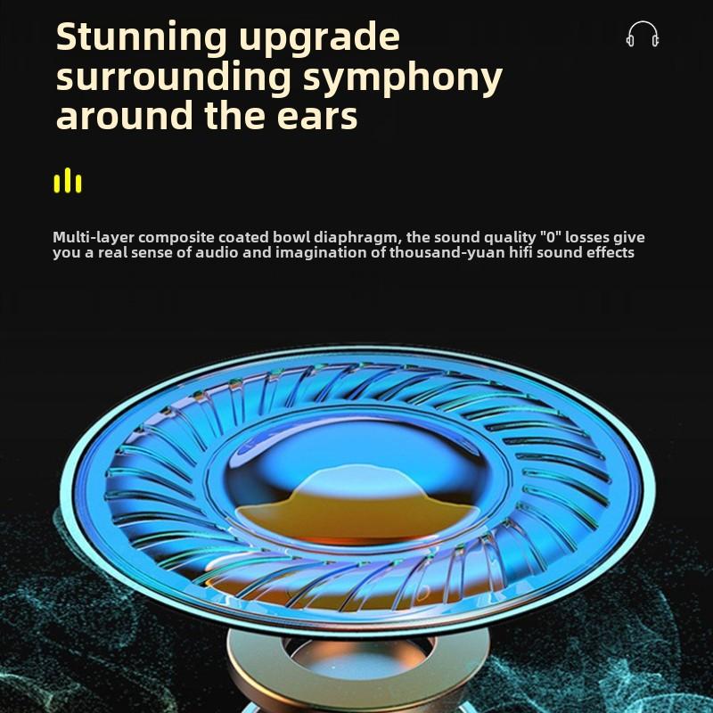 Wireless Bluetooth Earphones Pull Out Digital Display In-ear TWS Bluetooth Earphones