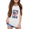 Girls  Kids Summer Crewneck Sleeveless Shirts Tank Tops Independence Day