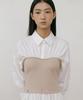 Lucirju Evening Shirt Long One-Piece (Beige)