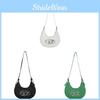 White Black Green Pink Brown Street Trend Pu Small Shoulder Bag 2024 Spring Fashion Simple High-end Sense Diamond Grid Underarm Bag