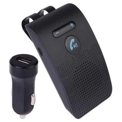 SP09 Çok Noktalı Kablosuz Bluetooth V4.2 Handsfree Araç Kiti Hoparlör Konuşmacı, Sesli Okuma ve Titreşim Sensörü Desteği