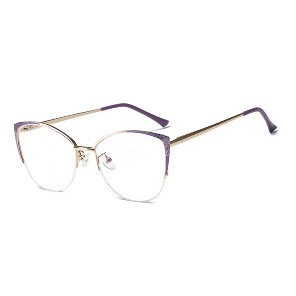 Eye Protection Anti-Blue Light Glasses Blue Ray Blocking Metal Frame Eyewear Ultralight Optical Spectacle Eyeglass Men Women