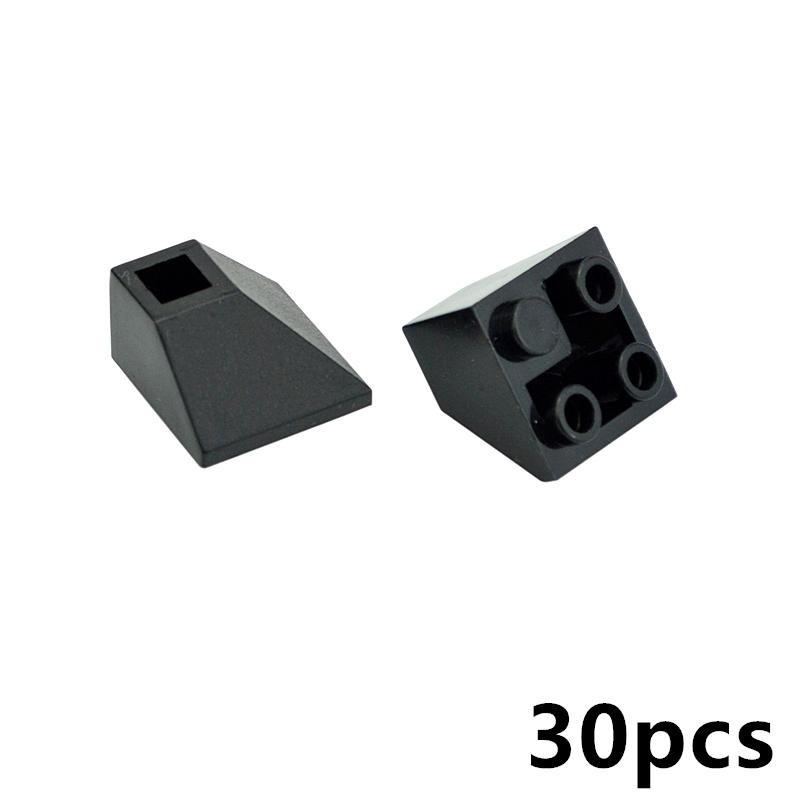 30PCS MOC Bricks 3676 Slope Inverted 45° 2X2 For Building Blocks Parts DIY Bricks Bulk Model Educational High-Tech Parts Toys