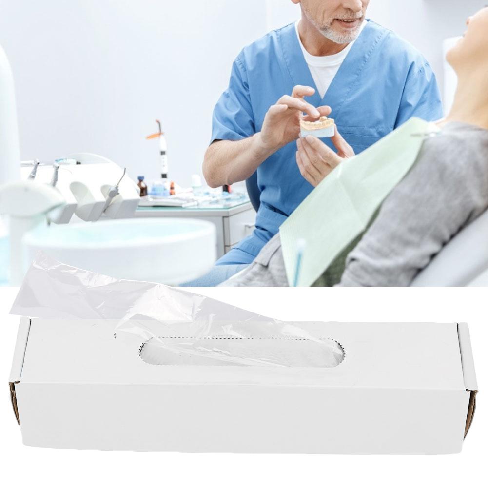 Caixa 500 unidades Capa Descartável de Plástico para Peça de Mão com Cabo Dental Suprimentos de Laboratório Odontológico
