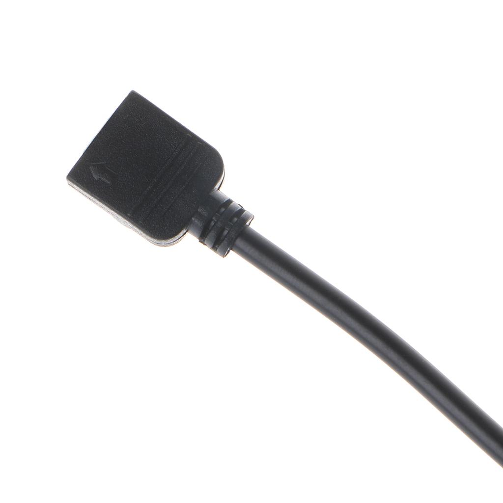 5V 3Pin RGB Splitter Cable CPU Cooler Extension Cable Connector Adapter Cord Wire PC Fan Power Extension Cable Converter