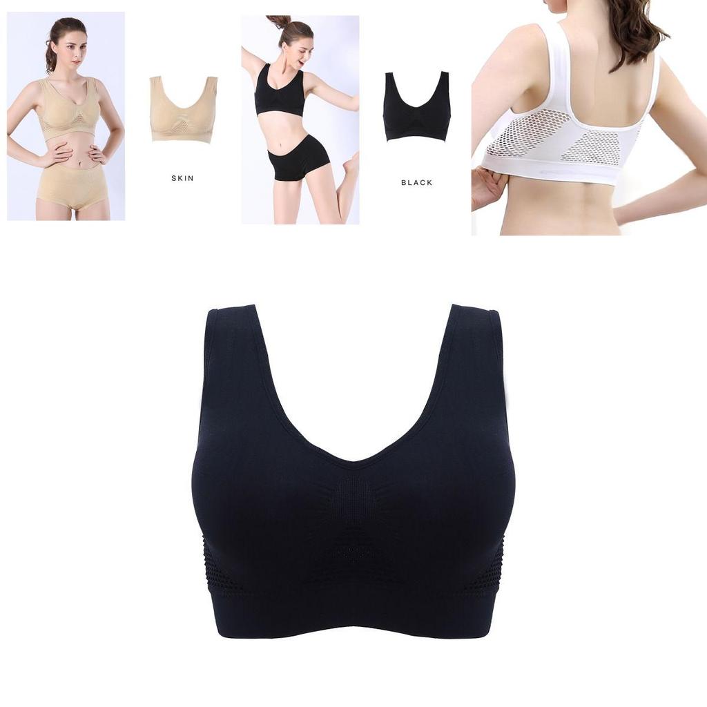 Breathable Hollow Out Padded Sports Bra For Women In Plus Size For Yoga And Gym