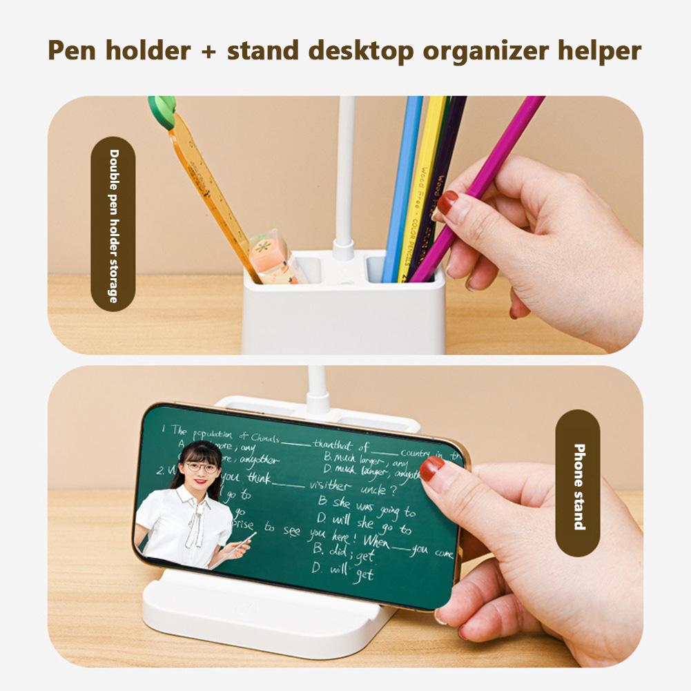 LED Desk Lamp 3 Levels Brightness Dimmable Eye Protection Table Lamp With 360 ° Universal Hose USB Power Supply Night Light