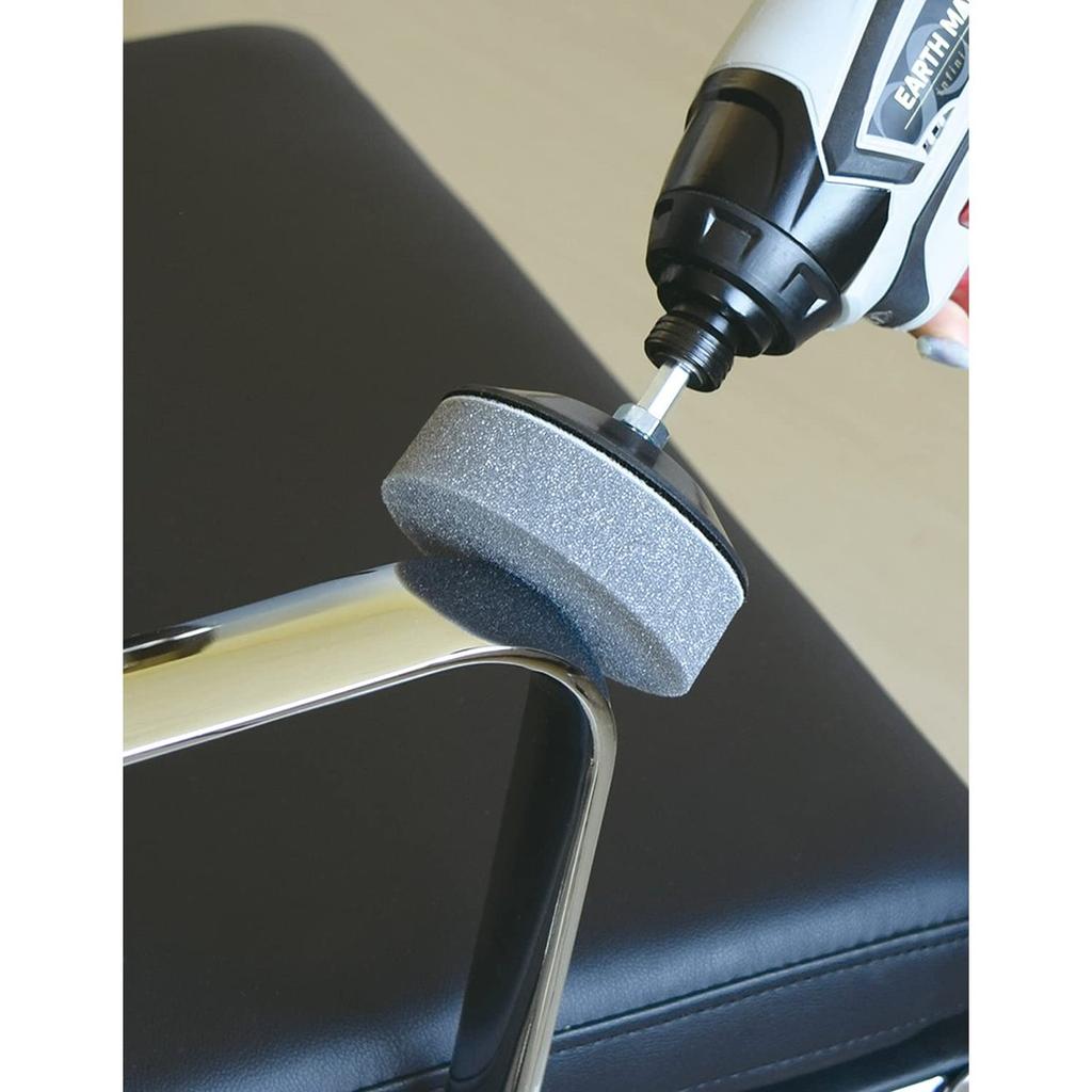 TAKAGI EARTH MAN Magic Touch 75mm Sponge Polisher Hook and Loop Pad 1pc for Car Waxing