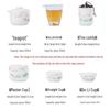 CHAHIGER TECHNOLOGY Portable Ceramic Travel Tea Set