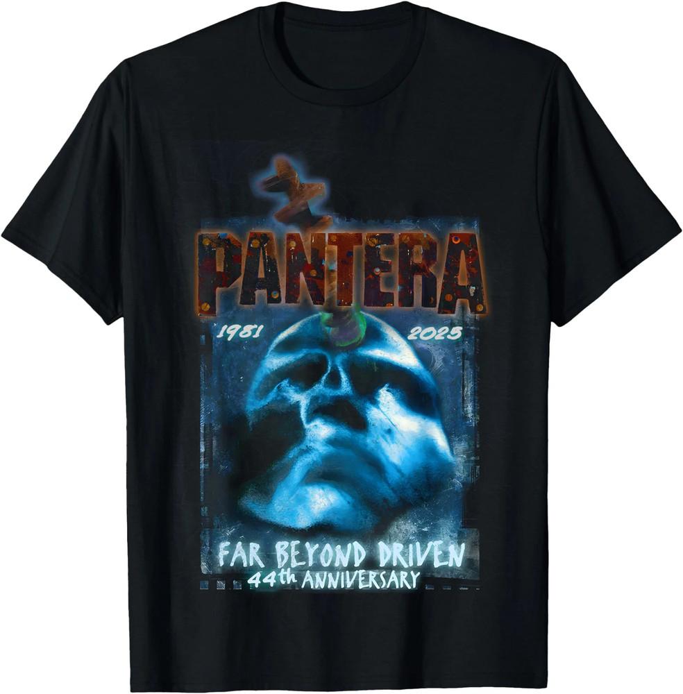 Металлическая футболка группы Pantera, Футболка с 44-летним юбилеем 1981-2025, Подарок для фанатов, Унисекс футболка XXXL