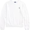 Polo Ralph Lauren Ss24 Logo Embroidered Loose Fit Crew Neck Long Sleeve Sweatshirt Women Sweatshirt White WMPOKNINFB20700-100