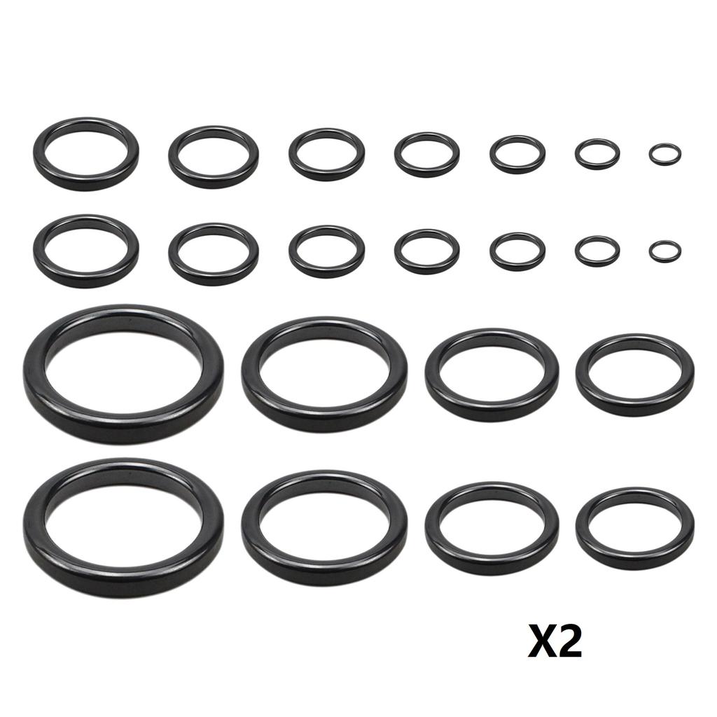 160/22Pcs/Set Fishing Rod Tips Replacement Kit Various Sizes Fishing Line Spinning Guide Eyes Rings Tip Top Repair Kit Set