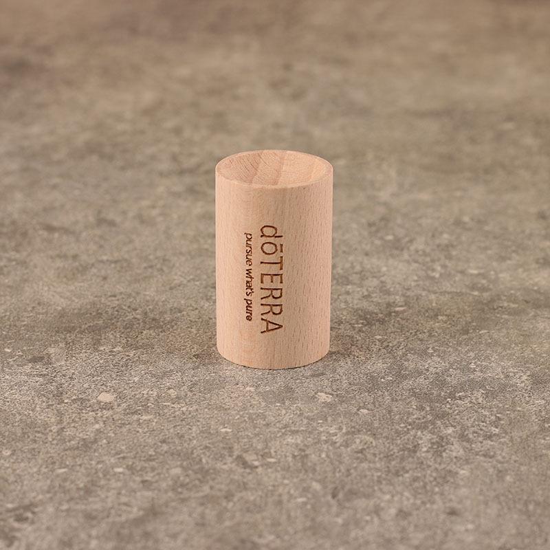 

Lucky Cat Wood Aromatherapy Diffuser: Portable Unpainted Cylindrical Ornament for Desktop or Car, Compatible with doTERRA Essential Oils. Cylindrical