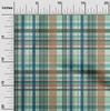 oneOone Cotton Flex Fabric Madras Check Decor Fabric Printed BTY 40 Inch