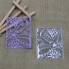 Leaves Frame Metal Cutting Dies Rectangle Stencil Scrapbooking DIY Album Stamp Paper Card Embossing