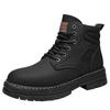 Men's Boots New Four Season Soft Sole Outdoor Thick Sole Versatile High Top Boots Anti Slip Wear-resistant Casual Shoes Zapatos