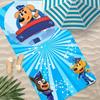 S-Sicherheitssheriff Labrador Handtuch Polyester Strandhandtuch Schnelltrocknend Sandfrei Badetuch für Sommer Pool Reise Urlaub