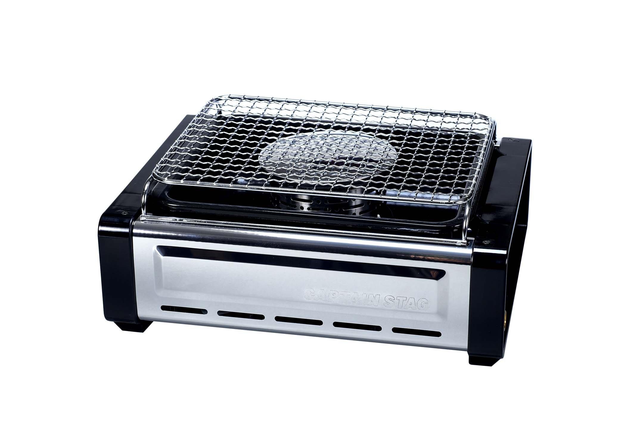 

Captain Stag (CAPTAIN STAG) Far-Infrared Charcoal-Style Tabletop Gas Grill M-6350