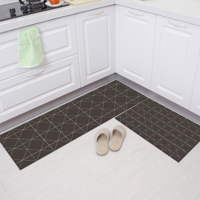 Absorbent Non-Slip Kitchen Floor Mat - Dirt-Resistant Long Strip for Doorways, Bedrooms, and Bathrooms