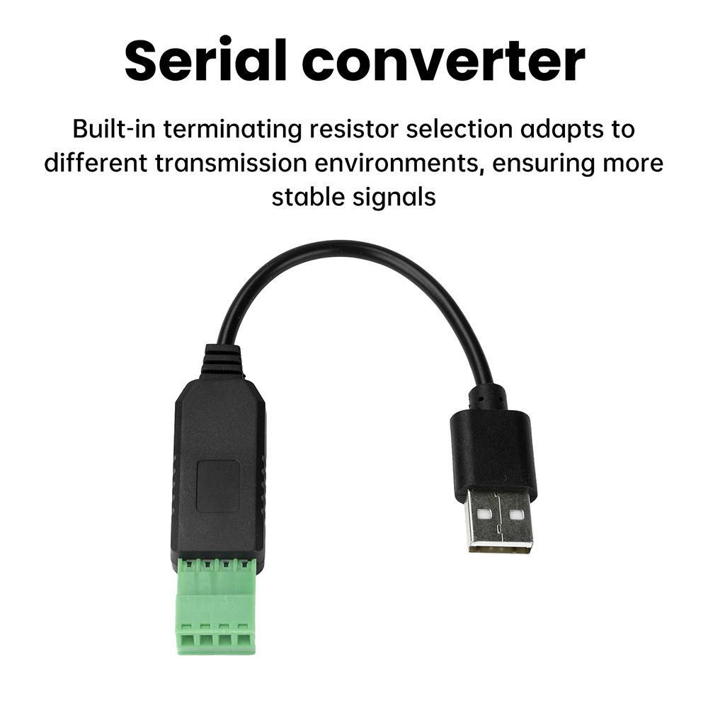 USB to RS485 Serial Port Converter Communication Module PLC Serial Port IO Module RS-485 Connector USB To RS485 CH340 Converter